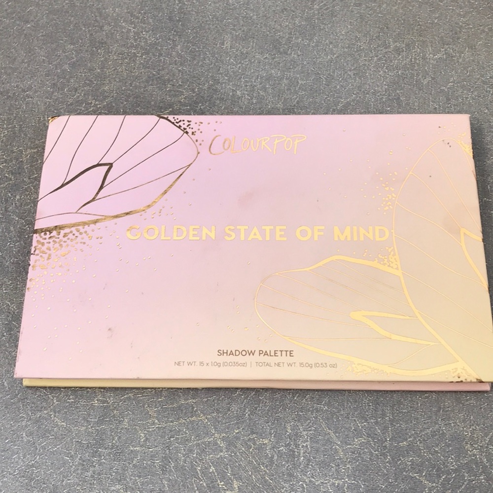 Colourpop Golden State of Mind Eyeshadow Palette